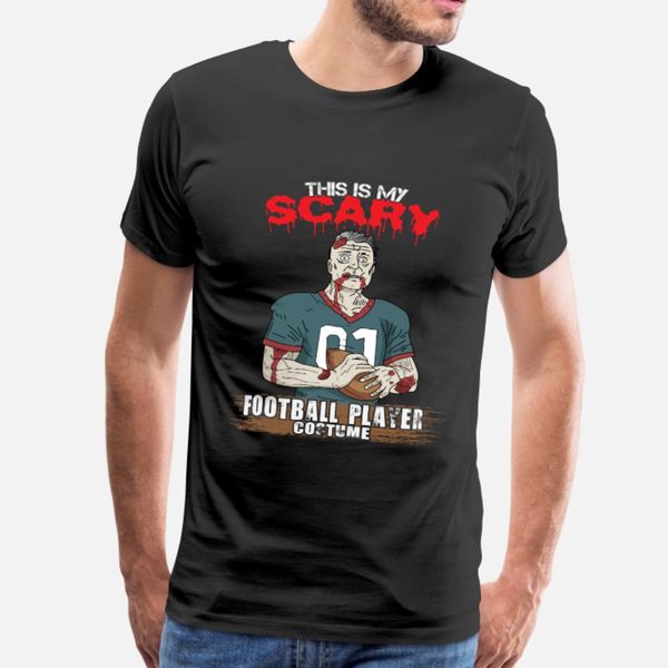

жуткие футбольные монстр halloween футболка мужчины отпечатано 100% хлопок crew neck тонкий сыпучие новая мода лето шаблон рубашка