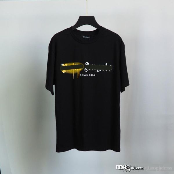 

summer casual men short sleeves t shirt graffiti printed short-sleeved cotton t shirt mens and womens summer clothes, White;black