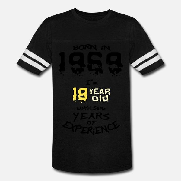 

родился в 1969 тенниска мужчин вязаная размер хлопка s-3xl урожай сумасшедший здания летний стиль семьи рубашку