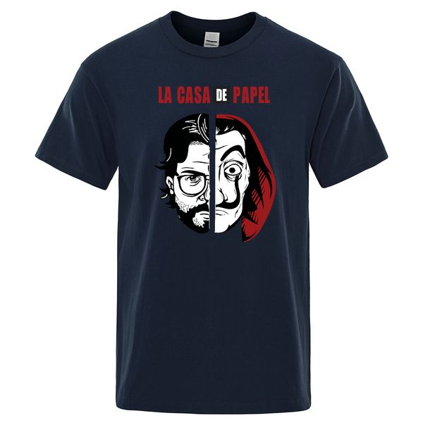 

2019 summer mens t shirt tv show la casa de papel t shirts cotton streetwear short sleeve t-shirt casual brand men tee shirt