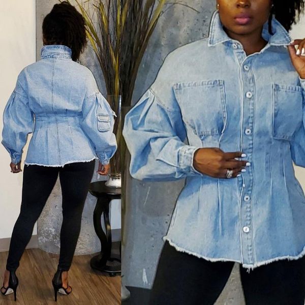 

long sleeve blue denim long jackets women buttons cardigan outwear lounging coat baggy tunic female jean coat outerwear big size, Black;brown