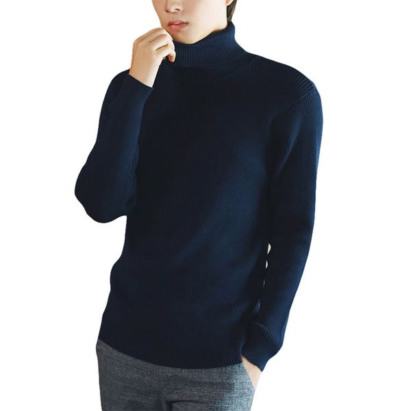 

man turtleneck pullover men plus thick knitting long sleeve casual male sweater fashion young oversized sweater boys clothing, White;black