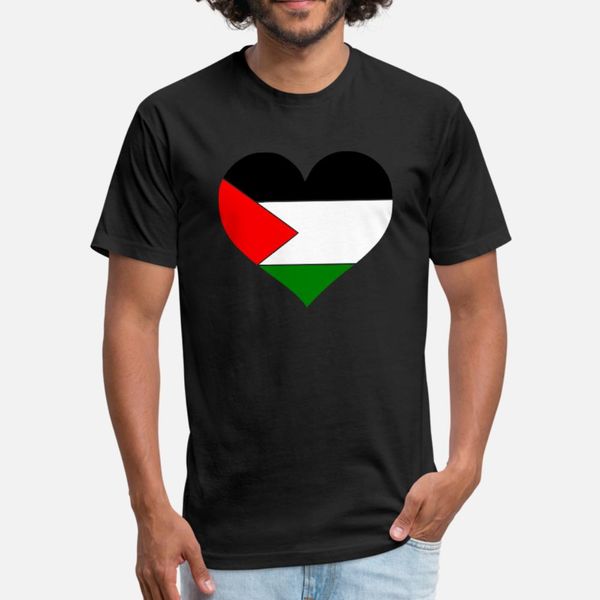 

palestine heart t shirt men designing short sleeve o-neck homme cute new fashion summer original shirt