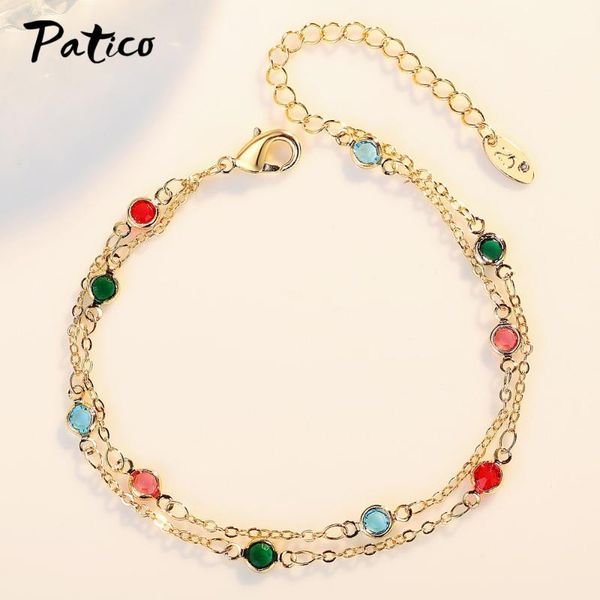 

bohemian style heart pearl eyes beads anklets bracelets for women gold color summer beach ankle foot leg jewelry, Red;blue