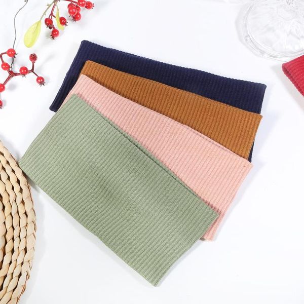 

fashion retro ribbed colour hair band flat stretch solid color headband for women girls hair band headwear accessories, Golden;silver