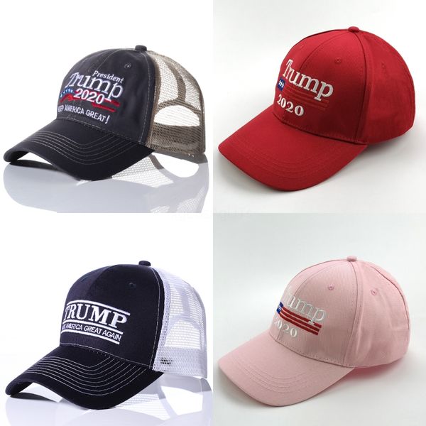 

new trump 2020 hats baseball mesh cap keep america great hats donald trump election hat embroidery sports snapback caps outdoor sun hat#397, Blue;gray