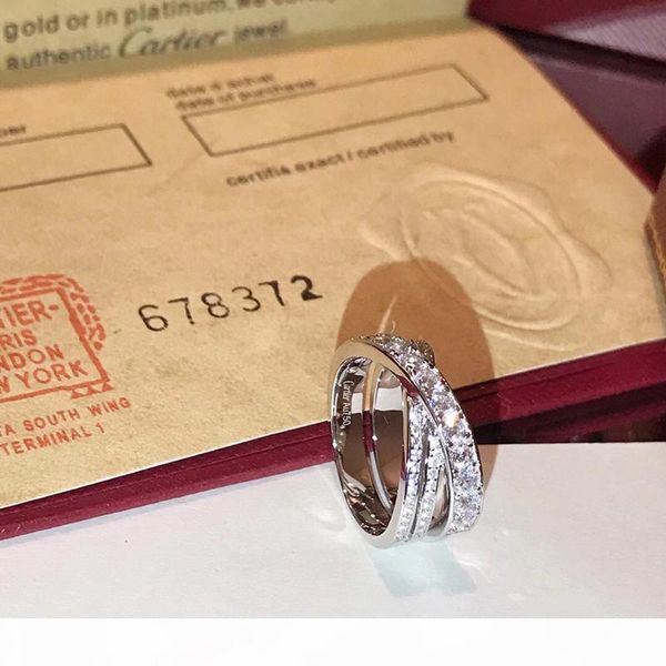 

deluxe lady's diamond ring engagement rings for women 925 silver bague etincelle b4095800 ringsladies'birthday gifts festival gift, Golden;silver