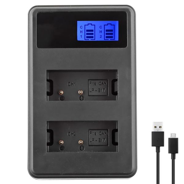 

cgjxs2019 camera battery charger 8 .4v with usb charging cable for canon eos m3 m5750d 77d