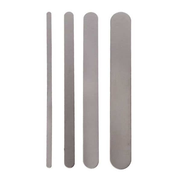 

10pcs flat blank bending stamping customizing bracelet blanks jewelry making, Black