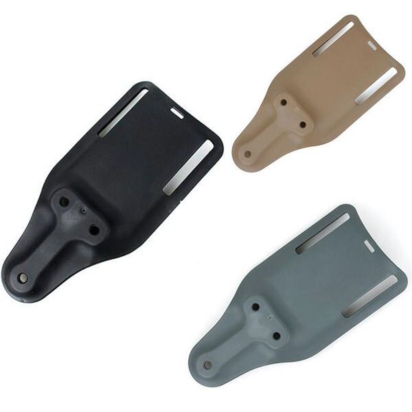 

tmc2549 tactical belt holster drop adapter sog clip mount, Black;blue