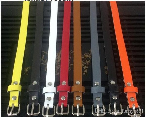 

лето горячие продажи для мужчин гладкой пряжки pin пряжки ремень из искусственной кожи пу брючного 8colors моды женщина стройной кожаный рем, Black;brown