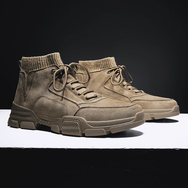 

причинная обуви бездельники случайного человек кожаных кроссовки случайное черный досуг мода тапок мужское zapatillas плоское zapatos тапок, Black