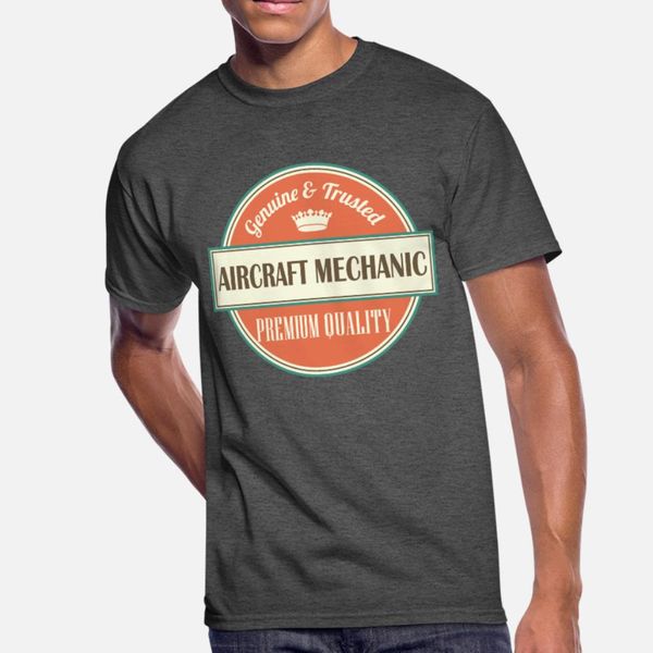 

aircraft mechanic gift t shirt men printed tee shirt s-3xl letter anti-wrinkle authentic summer family shirt