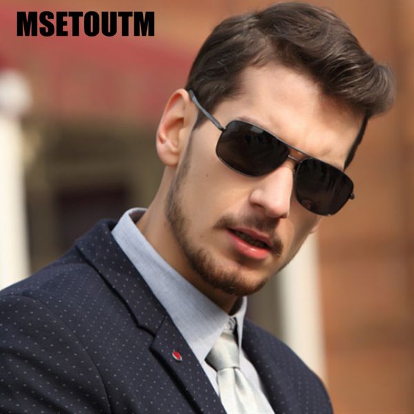 

msetoutm polarized 2020 sunglasses men uv400 driver dazzle color classic brand designer outdoors fashion metal sun glasses 0925, White;black