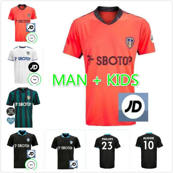 

man kity kit 20 21 leeds united soccer jersey costa празднует столетнее время 2020 г. 2021 bamford clarke 100 лет футбол, Black;yellow