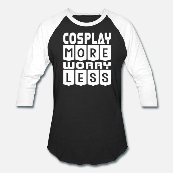 

cosplay more worry less t shirt men personalized cotton euro size s-3xl clothes loose fashion spring autumn kawaii shirt