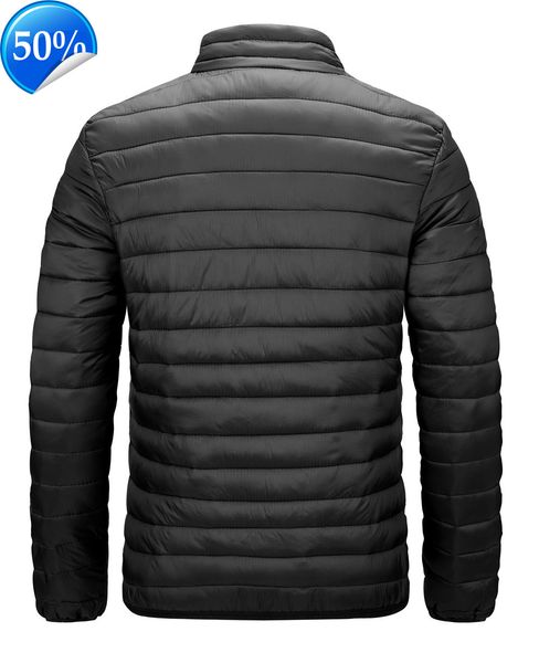 

men's winter warm outdoor down jacket fashion mvniaaba, Black