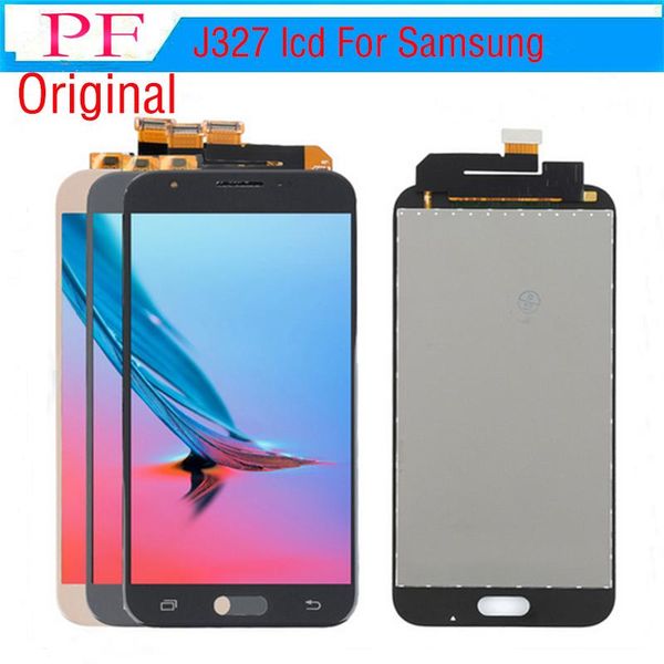 

cgjxstft lcd for samsung galaxy j3 prime 2017 /j327 lcd 100 %tesed touch screen display digitizer assembly no dead pixel brightness adjustab