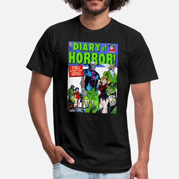 

diary of horror t shirt men character 100% cotton s-xxxl gents anti-wrinkle casual spring autumn pictures shirt