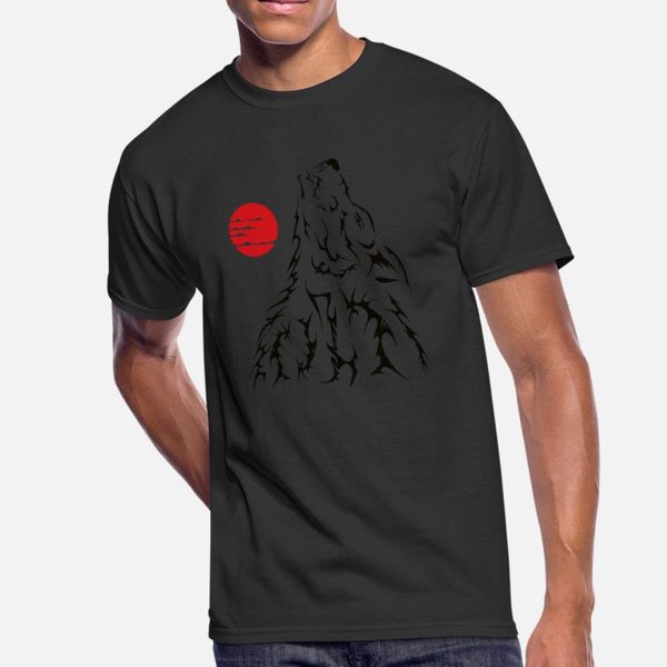 

werewolf with moon t shirt men fitness short sleeve s-xxxl leisure fitness new style spring letter shirt
