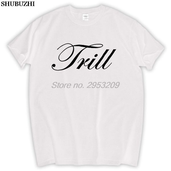

trill script t-shirt pimp c bun b ugk a$ap lean texas hip hop trap tee summer brand tee-shirt sbz5677