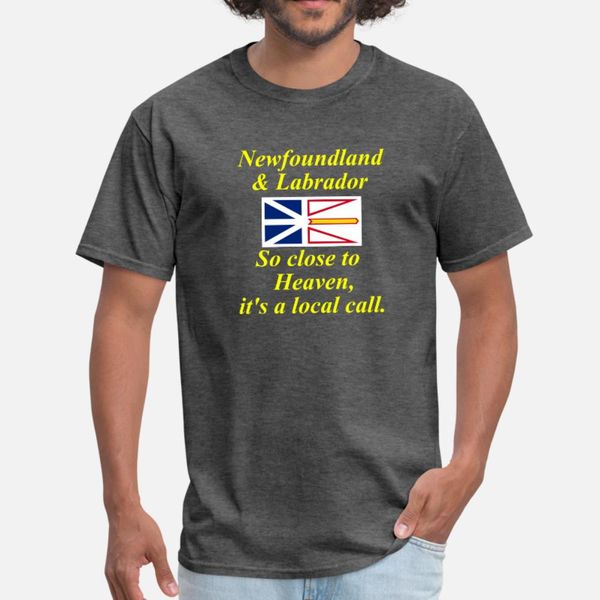 

newfoundland heaven dark t shirt men customize tee shirt o-neck kawaii crazy basic spring vintage shirt