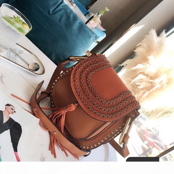 

ts saddle bag tassel retro crossbody fashion womens ladies planer sumptuous handbags purses shoulder bag brown khaki tsysbb322