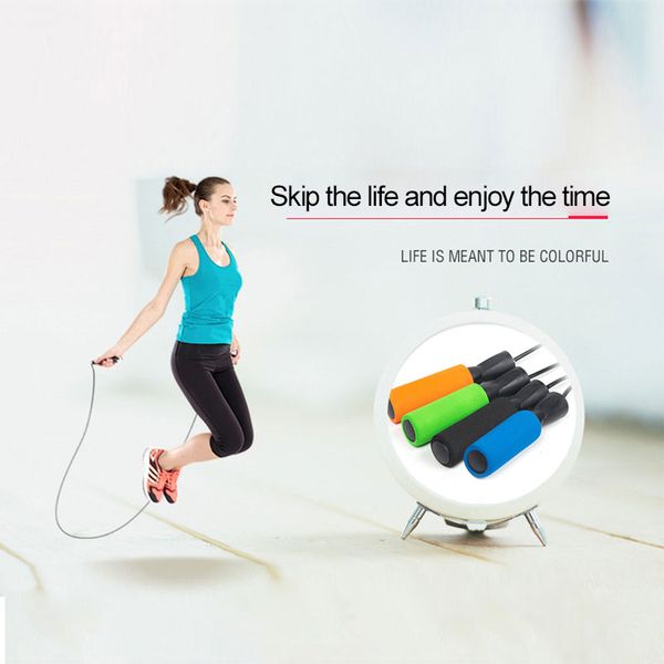 

professional sponge jump ropes with counter sports fitness adjustable fast speed jump skip rope fitness to lose weight tool