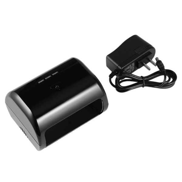 

1set led+uv ptherapy machine portable polish nail fixed time nail lamp fast dry white/black polish glue manicure tool