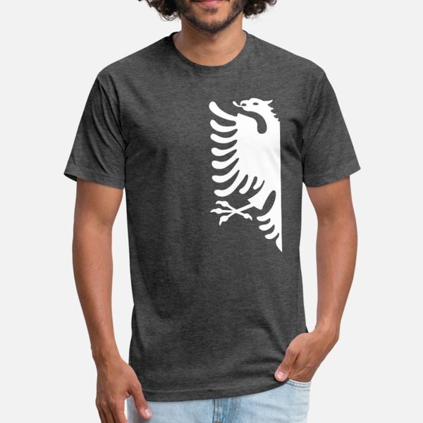 

albanian eagle couple flag albania t shirt men customized tee shirt o-neck formal sunlight basic spring autumn cool shirt