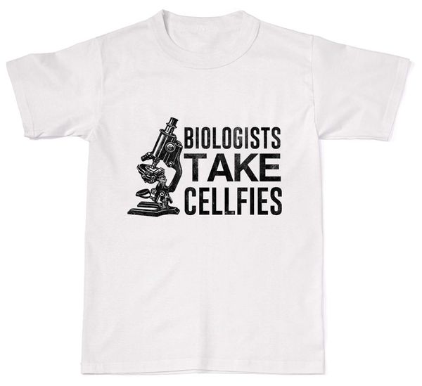 

2019 summer sale fashion biologists take cellfies funny nerd geek t-shirt t shirt cotton