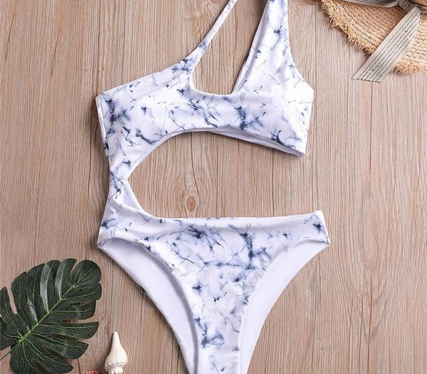 

2019 новые сексуальные женщины купальник одного плеча один кусок бразильском бикини a whole купальный костюм summer beach wear99, White;black