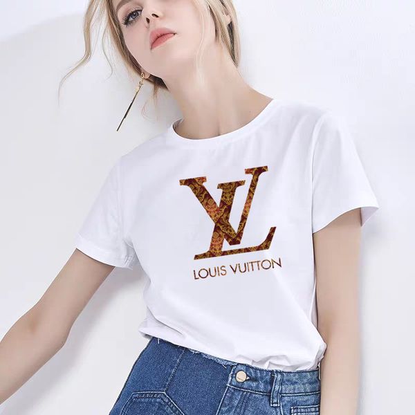 

womens tshirt summer short sleeved letter printing t-shirt for men and women 2019 asian size s-xl ing, White