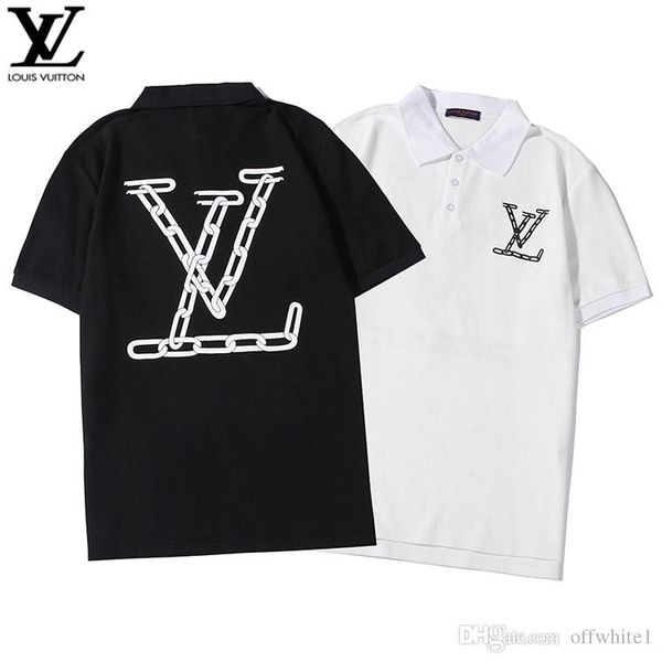 

20ss fear of print mens women designer t shirt mens fashion designer essentials white polo tee god short sleeve t-shirts v09, White;black