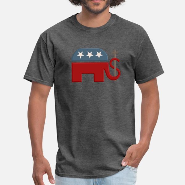 

republicans t shirt men printed short sleeve o-neck formal famous funny casual spring autumn cool shirt