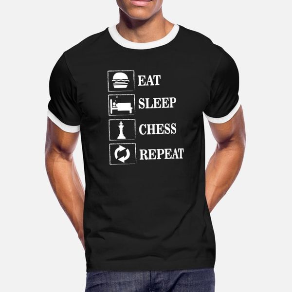

funny chess player gift idea t shirt men print 100% cotton o neck pictures fit new style spring autumn outfit shirt