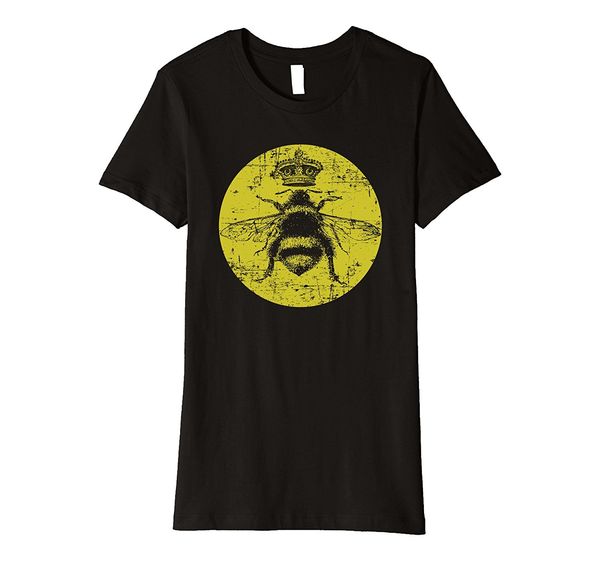 

2019 new summer slim tee shirt queen bee shirt, cute beekeeper vintage chic gift