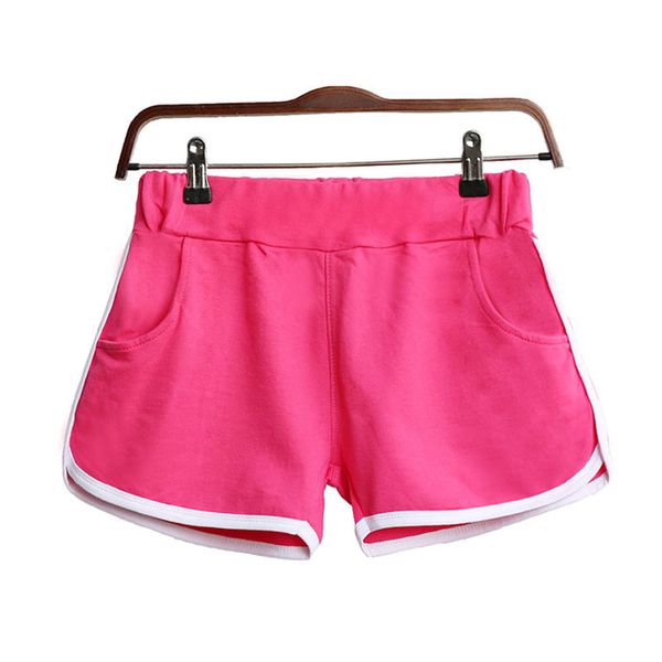 

women yoga shorts summer sports fitness short pants ladies gym leggings cotton exercise running shorts eur 050606, White;red