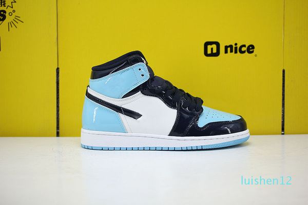 

mens basketball shoes dirty powder 1s high og obsidian unc to chicago pine turbo green bloodline 1 jumpman men women sports sneaker4 l12, Black