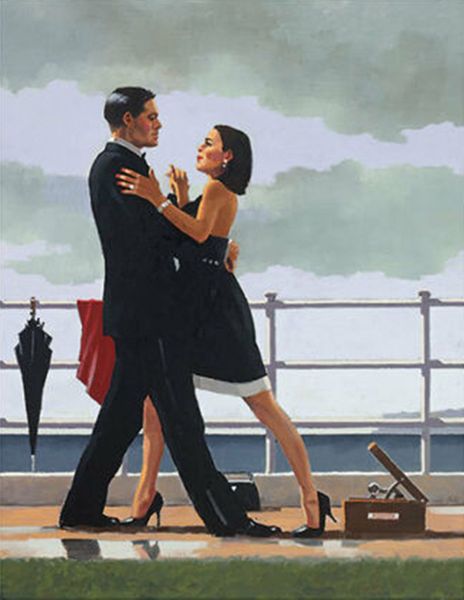 

commémoration waltz - jack vettriano home decoration oil painting on canvas wall art canvas pictures for living room wall decor 200902