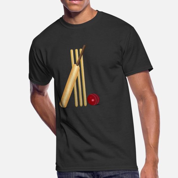 

cricket wicket and bat t shirt men crazy short sleeve s-xxxl vintage crazy casual spring normal