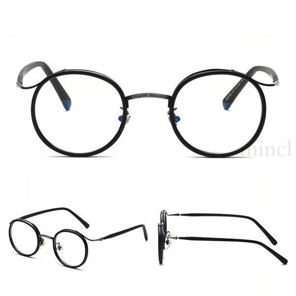 

2020 new fashion diopter -1 -1.5 -2 -2.5 -3 -3.5 -4 finished myopia glasses women metal half frame nearsighted eyeglasses nx, Black