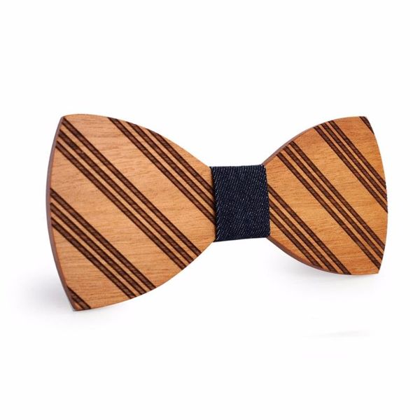 

handmade men wood bow tie business butterfly cravat party ties women bowtie, Blue;purple
