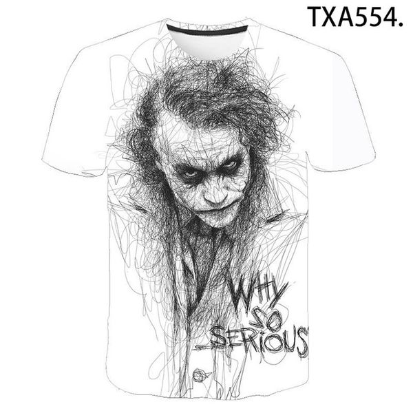 

joker 3d boy girl printed cartoon 3d print shirts hippie comics funny men clothing