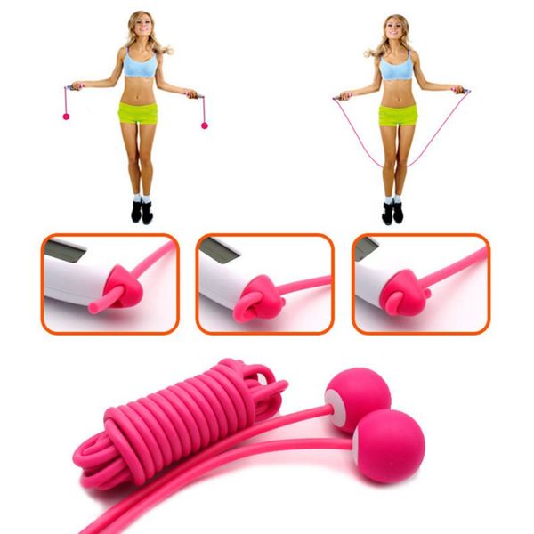 

1шт смарт электронной цифровой adult пропустить потребление rope калорийность профессиональные фитнес бодибилдинг упражнения прыжки через ск