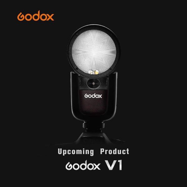 

flashes godox v1 camera flash speedlight speedlite for eos r 5d mark iii 6d 7d m100 800d 500d 550d studio dslrl