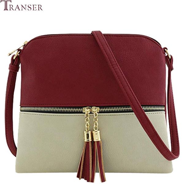 

transer 2020 women shoulder bags leather tassel crossbody messenger bag fashion design female small handbags multicolor #35
