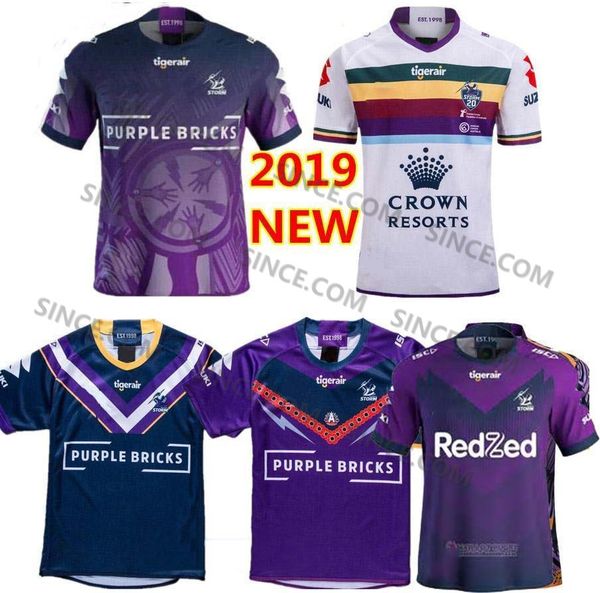 

2019 2020 melbourne storm home rugby jerseys national rugby league shirt jersey melbourne storm shirts s-3xl, Black;gray