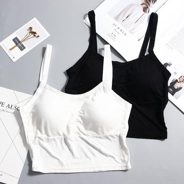

camisoles & tanks 1 pc summer crop women sleeveless bandage cut-out tank blouse strappy vest bracier de mujer blusa, Black;white