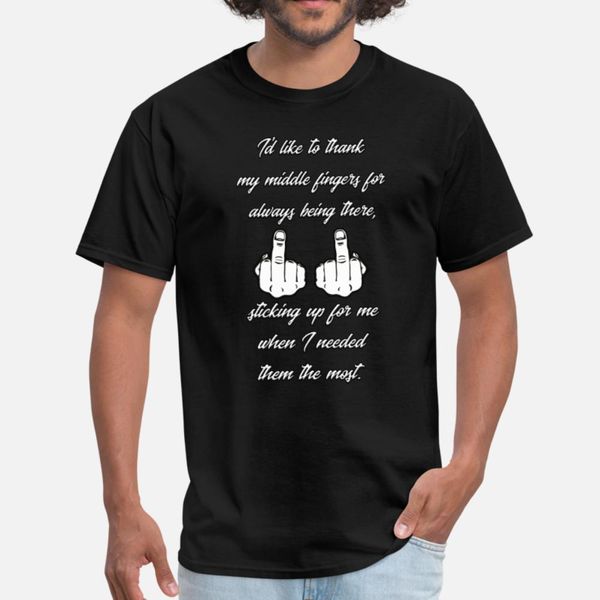 

middle fingers t shirt men printed cotton euro size s-3xl costume gift breathable summer kawaii shirt